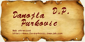 Danojla Purković vizit kartica